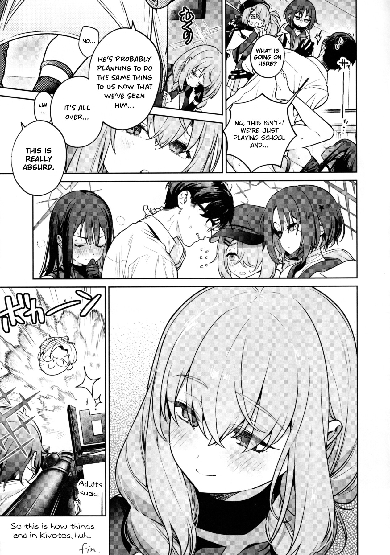 Hentai Manga Comic-A Book About Teaching Saori and Atsuko How to Study-Read-32